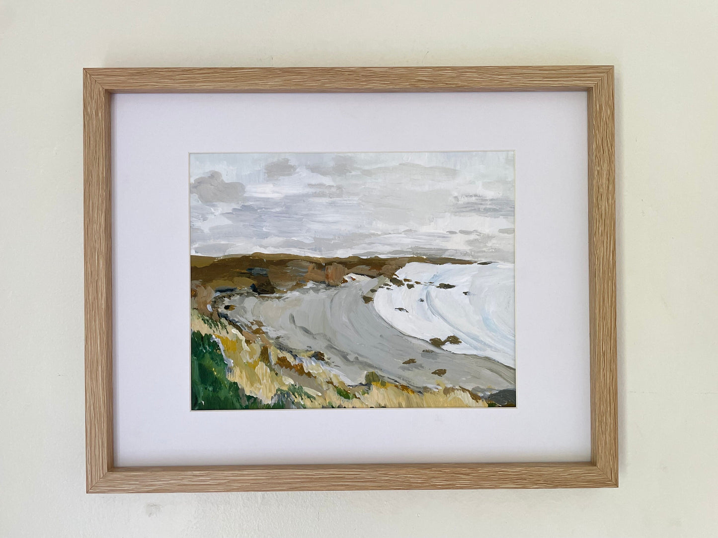 Beach house wall art decor | ocean painting | seascape painting wall decor | seaside giclée print | minimalist beach art| coastal seasid art