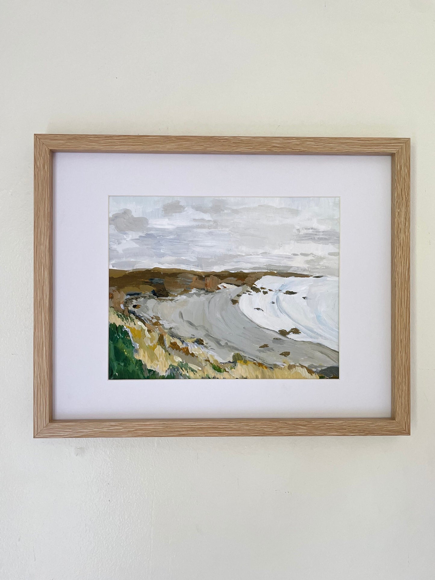 Beach house wall art decor | ocean painting | seascape painting wall decor | seaside giclée print | minimalist beach art| coastal seasid art