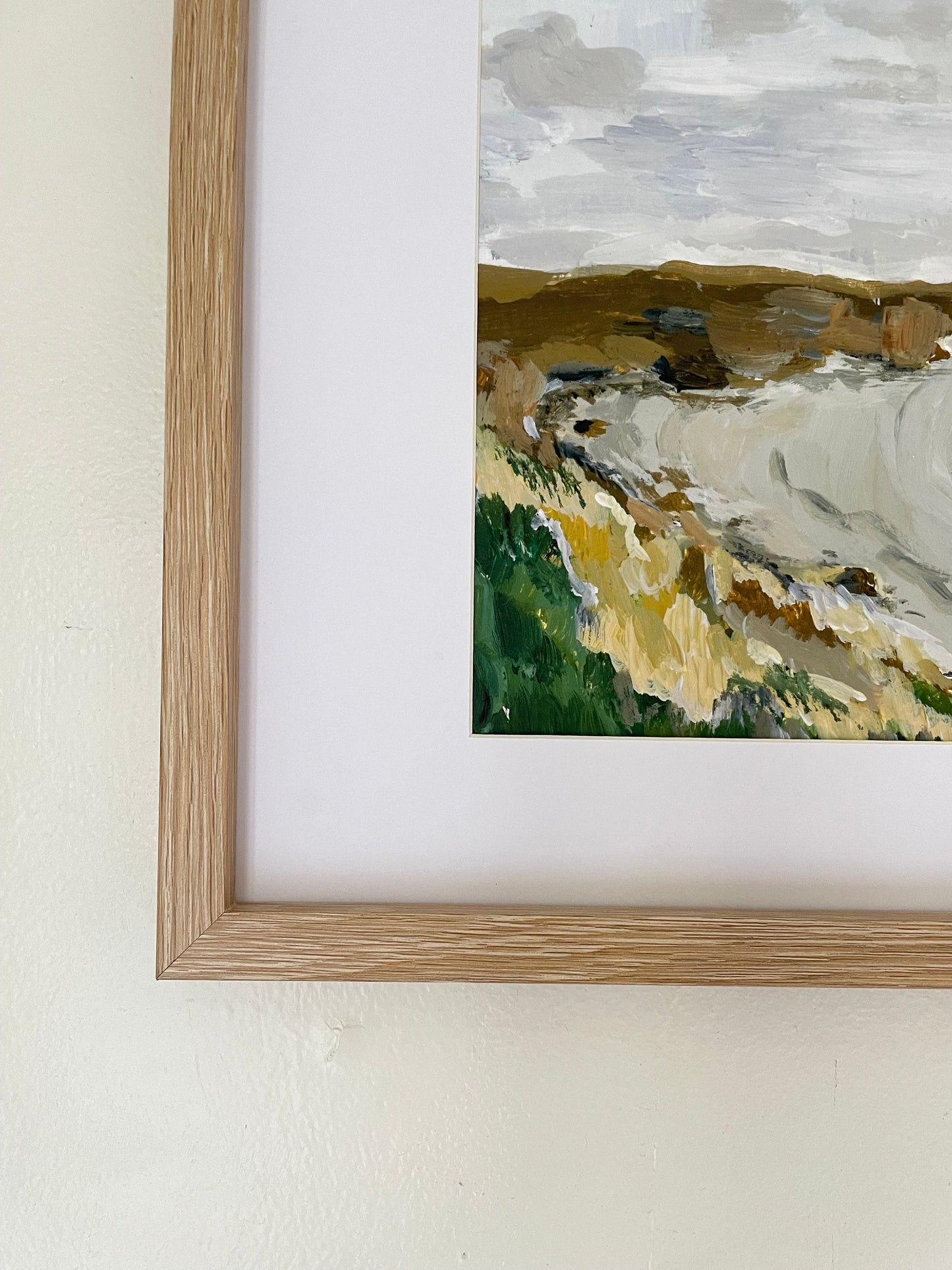 Beach house wall art decor | ocean painting | seascape painting wall decor | seaside giclée print | minimalist beach art| coastal seasid art