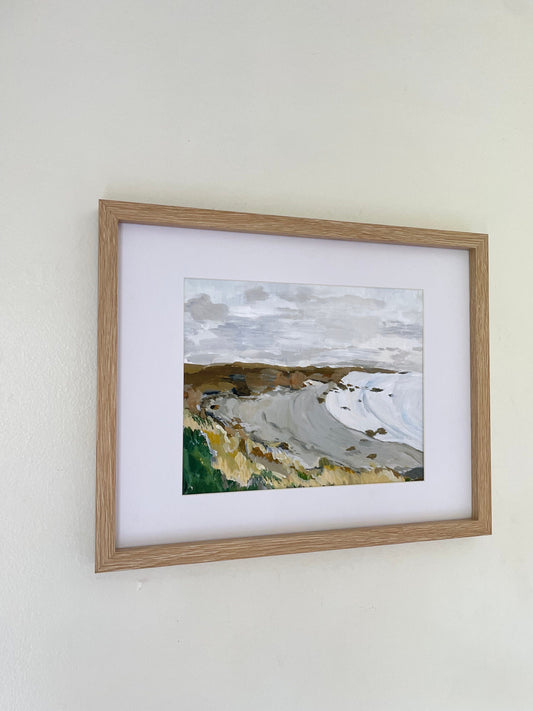 Beach house wall art decor | ocean painting | seascape painting wall decor | seaside giclée print | minimalist beach art| coastal seasid art