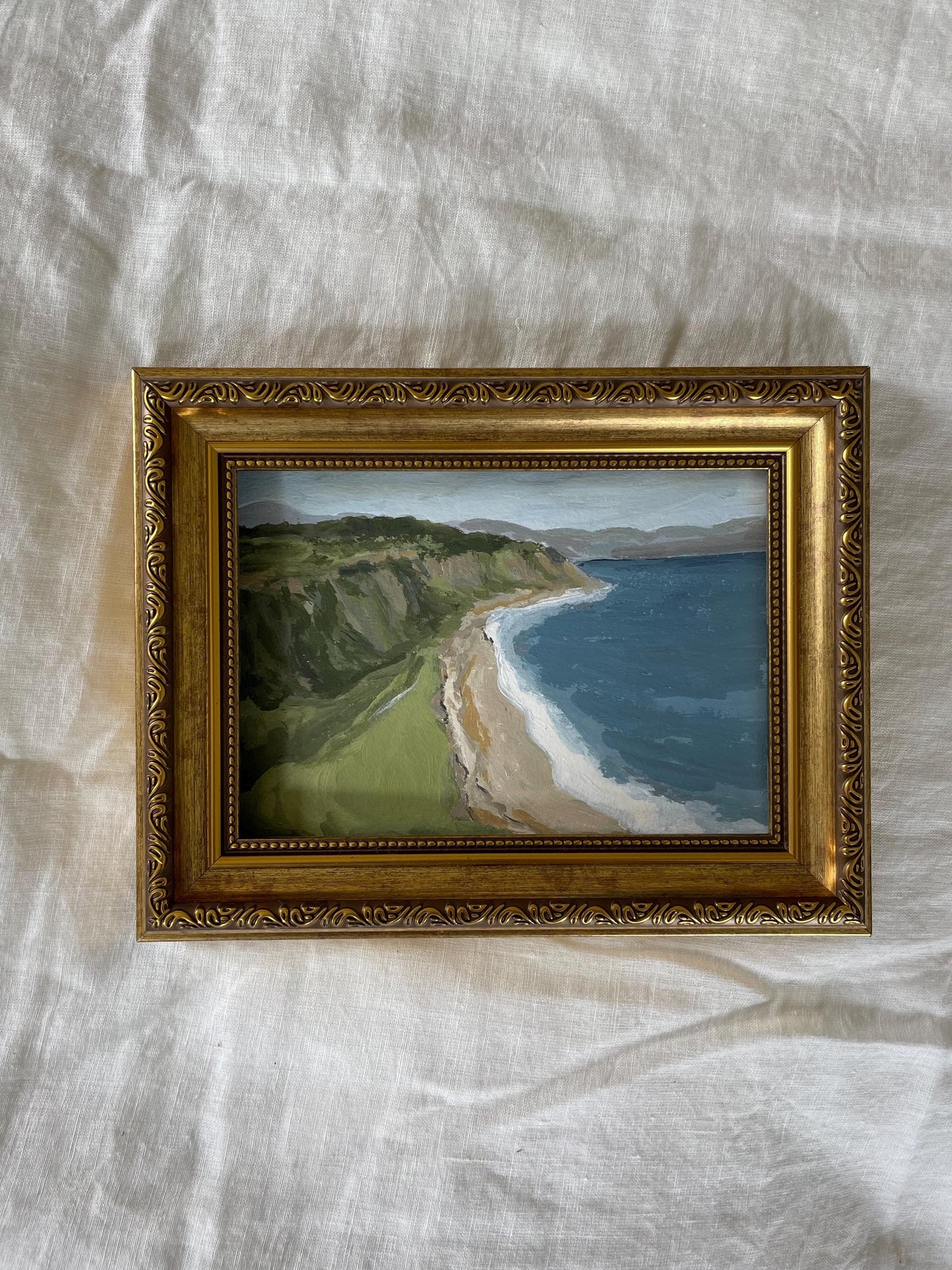 Original 5x7 Painting Acrylic Painting| mountain landscape |Vintage Style Art| Botanical Painting| Farmhouse Kitchen Wall Art NOT FRAMED