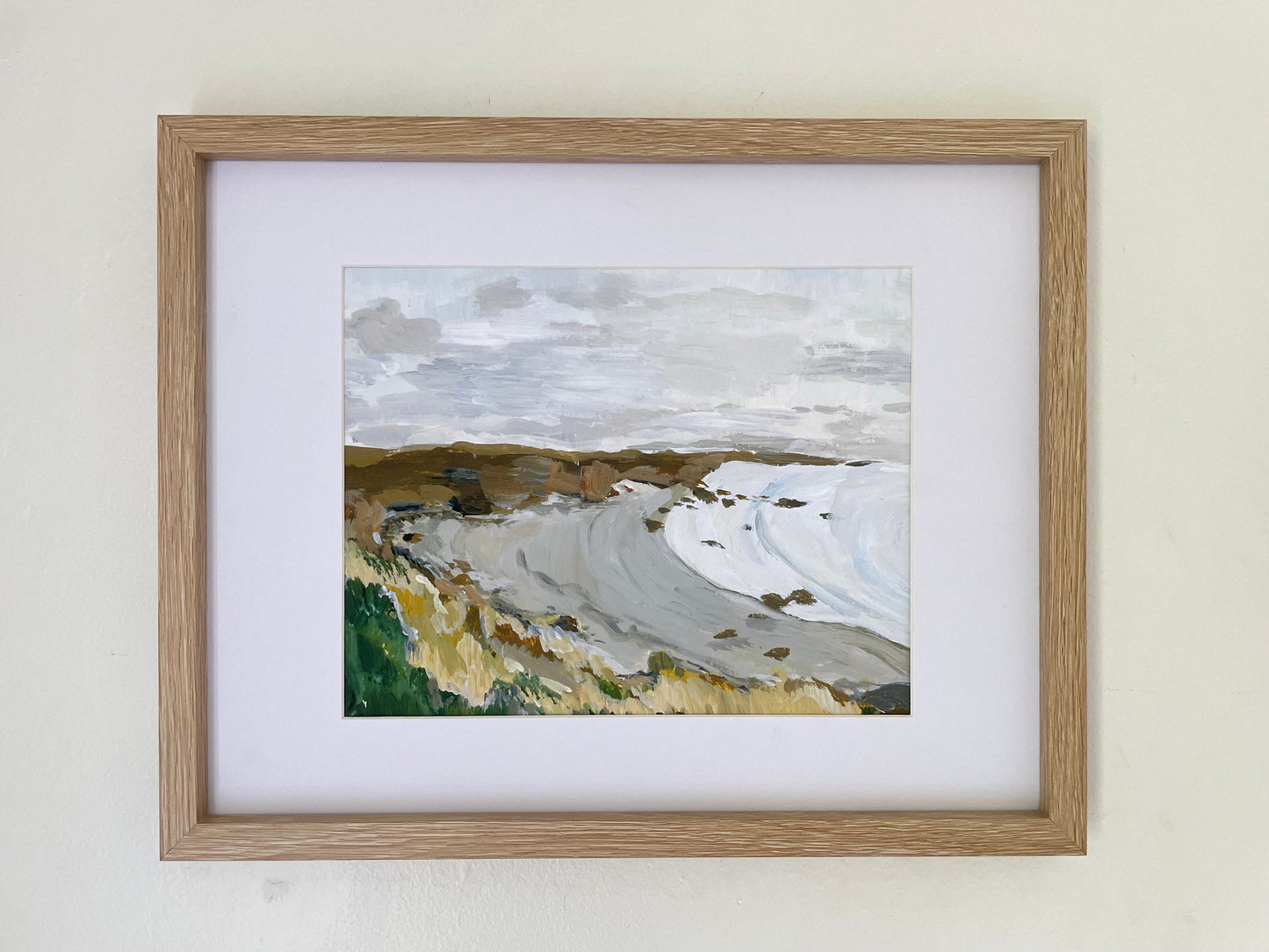 Beach house wall art decor | ocean painting | seascape painting wall decor | seaside giclée print | minimalist beach art| coastal seasid art