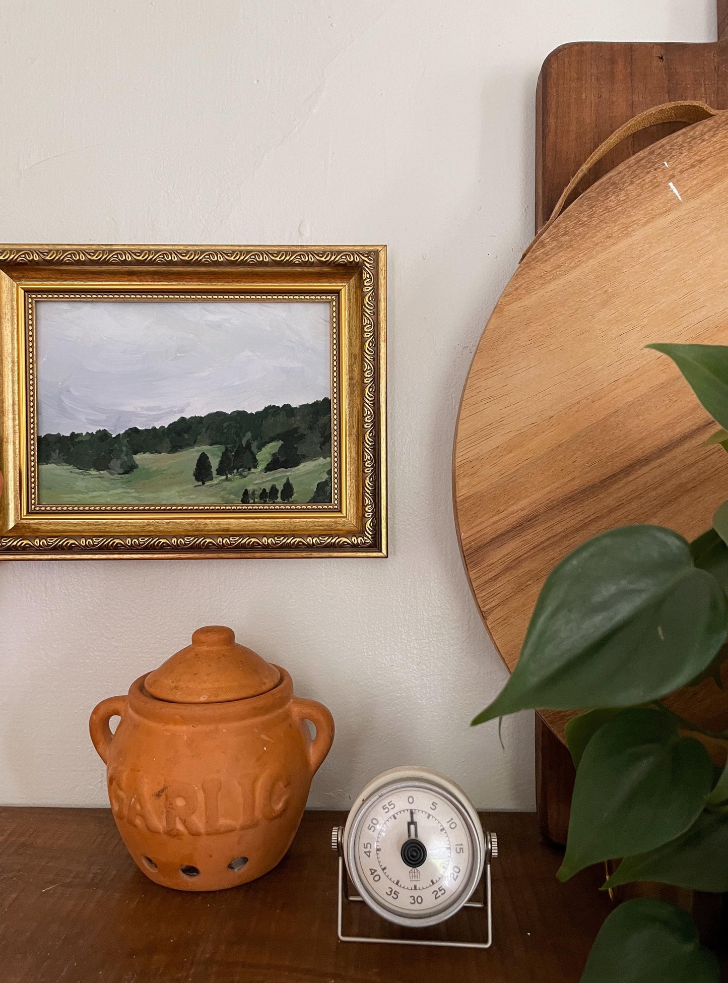 PASTURE HILLS Art Print - Unframed Acrylic Painting -  Acrylic Still Life - Kitchen Farmhouse Print - Landscape Acrylic Painting